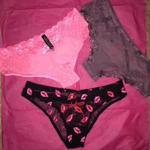 Victoria's Secret Three Panty Bundle